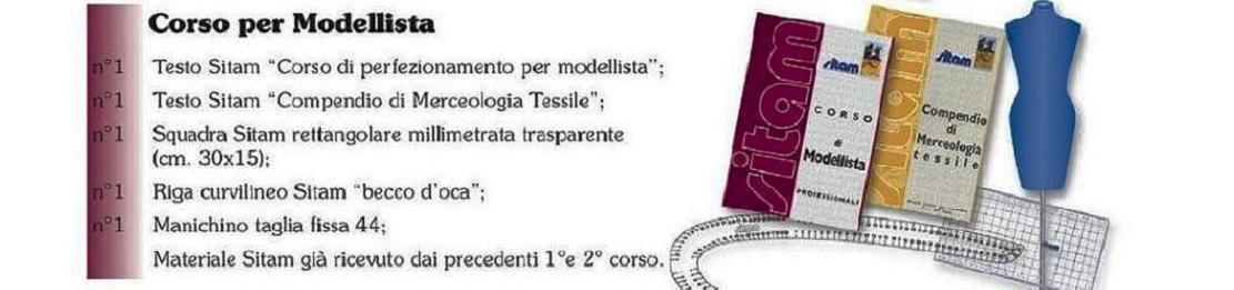 Corso Di Perfezionamento Per Modellista